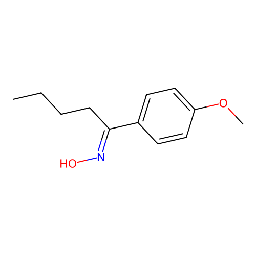 N-[1-(4-甲氧基苯基)戊亚基]羟胺 structure