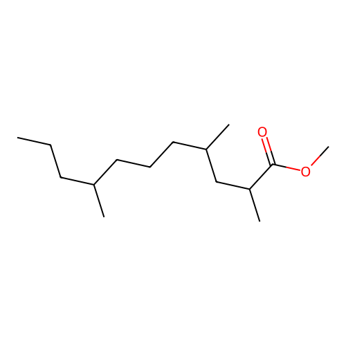 Methyl 2,4,8-trimethylundecanoate structure