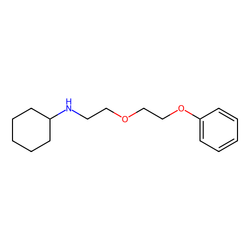 Cyclohexanamine, N-[2-(2-phenoxyethoxy)ethyl]- structure