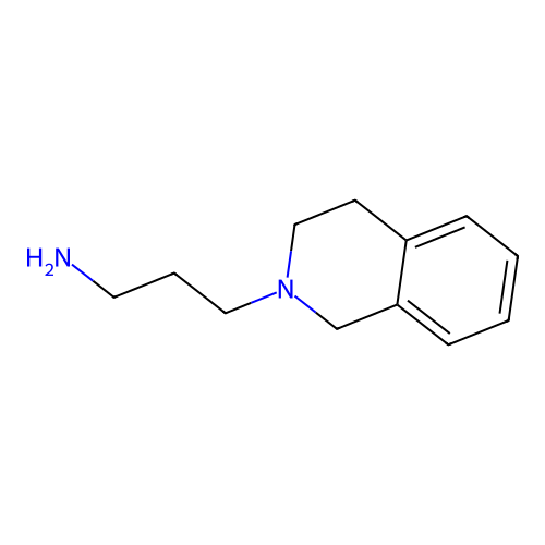 3-(1,2,3,4-Tetrahydroisoquinolin-2-yl)propan-1-amine structure