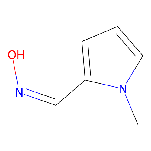 1H-Pyrrole-2-carboxaldehyde, 1-methyl-, oxime, (Z)- structure