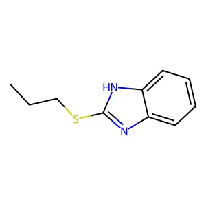 2-(propylsulfanyl)-1H-1,3-benzodiazole structure