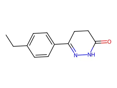 3(2H)-Pyridazinone, 6-(4-ethylphenyl)-4,5-dihydro- structure