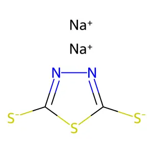 1,3,4-Thiadiazolidine-2,5-dithione, sodium salt (1:2) structure
