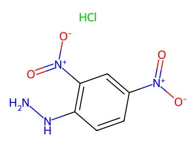 2,4-Dinitrophenylhydrazine hydrochloride structure