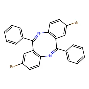 2,8-Dibromo-6,12-diphenylbenzo[c][1,5]benzodiazocine structure