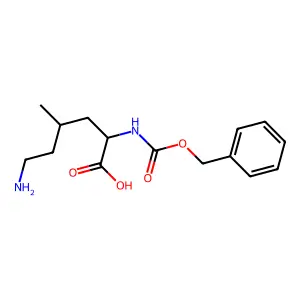 N(alpha)-Carbobenzoxylysine-4-methyl ester structure