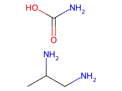 Carbamic acid, compd. with 1,2-propanediamine (1:?) structure