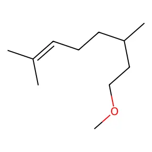 2-Octene, 8-methoxy-2,6-dimethyl- structure