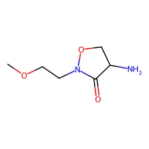 4-Amino-2-(2-methoxyethyl)-1,2-oxazolidin-3-one structure