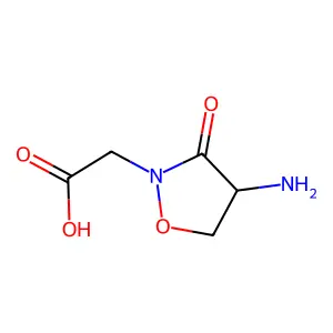 2-(4-Amino-3-oxo-1,2-oxazolidin-2-yl)acetic acid structure