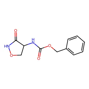 benzyl N-(3-oxo-1,2-oxazolidin-4-yl)carbamate structure