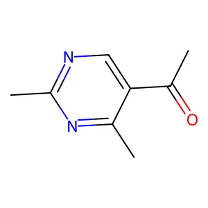 5-Acetyl-2,4-dimethylpyrimidine structure