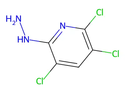 2,3,5-Trichloro-6-hydrazinylpyridine structure