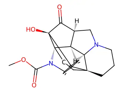 蕊木碱 structure