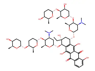 Antibiotic A447 B structure