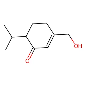 3-(Hydroxymethyl)-6-isopropyl-2-cyclohexen-1-one structure