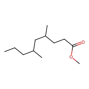 Methyl 4,6-dimethylnonanoate structure