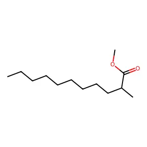 Methyl 2-methylundecanoate structure