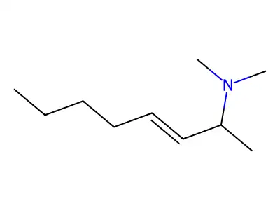 3-Octen-2-amine, N,N-dimethyl-, (E)- structure