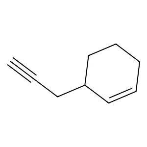 3-Prop-2-ynylcyclohexene structure