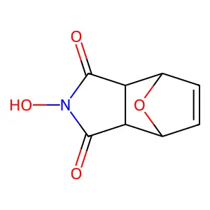 (3aS,4S,7R,7aR)-2-hydroxy-3a,4,7,7a-tetrahydro-4,7-epoxyisoindole-1,3-dione structure