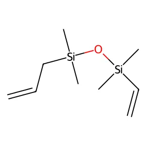 1-Ethenyl-1,1,3,3-tetramethyl-3-(2-propen-1-yl)disiloxane structure
