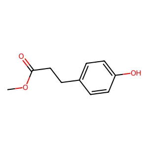 Benzenepropanoic acid, 4-hydroxy-, methyl ester structure