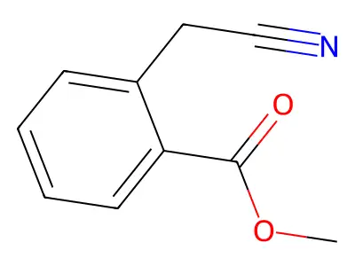 Methyl 2-(cyanomethyl)benzoate structure