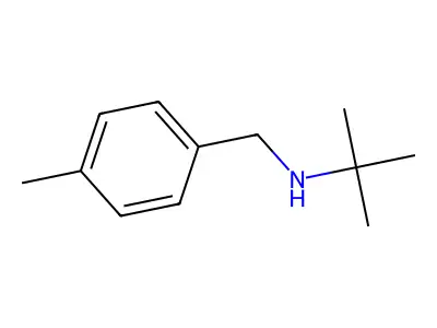 Tert-butyl((4-methylphenyl)methyl)amine structure