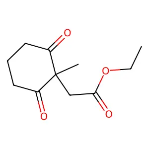 Ethyl 2-(1-methyl-2,6-dioxocyclohexyl)acetate structure