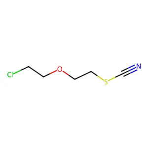 硫氰酸2-(2'-氯乙氧基)乙酯 structure