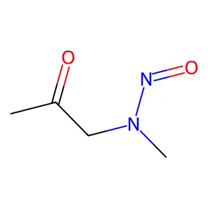 1-(Methylnitrosoamino)-2-propanone structure
