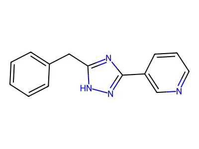 3-(5-benzyl-1H-1,2,4-triazol-3-yl)pyridine structure