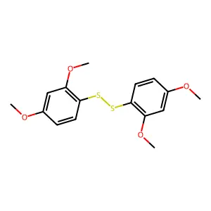 1,5-Dimethoxybenzene, 2,2'-dithiobis- structure