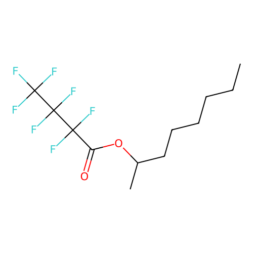 2-Octyl heptafluorobutanoate structure