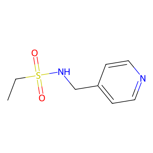 N-(pyridin-4-ylmethyl)ethanesulfonamide structure