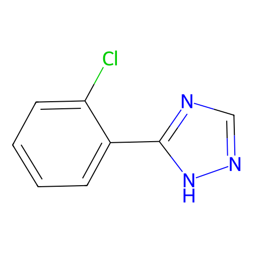 5-(2-chlorophenyl)-1H-1,2,4-triazole structure