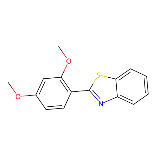 1-Benzothiazol-2-yl-2,4-dimethoxybenzene structure