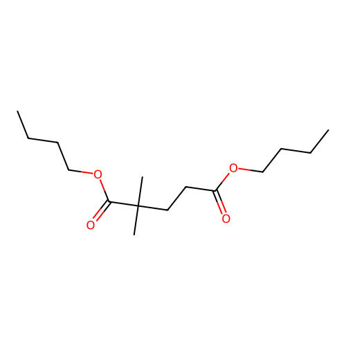 Pentanedioic acid, 2,2-dimethyl-, dibutyl ester structure