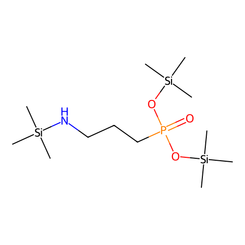 Phosphonic acid, [3-[(trimethylsilyl)amino]propyl]-, bis(trimethylsilyl) ester structure
