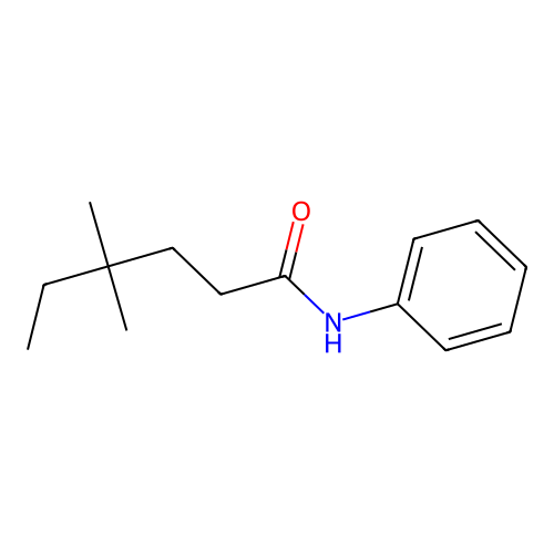 Hexanamide, 4,4-dimethyl-N-phenyl- structure