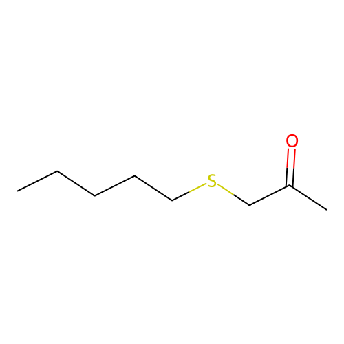 2-Propanone, 1-(pentylthio)- structure