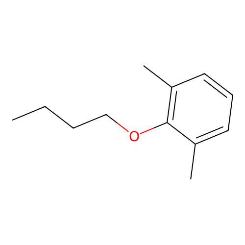 Benzene, 2-butoxy-1,3-dimethyl- structure