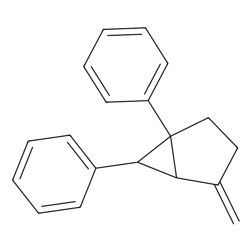 Bicyclo[3.1.0]hexane, 4-methylene-1,6-diphenyl- structure