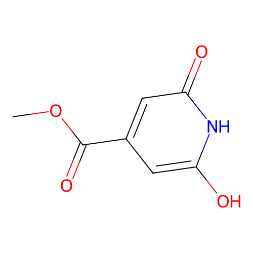 Methyl 2,6-dihydroxyisonicotinate structure