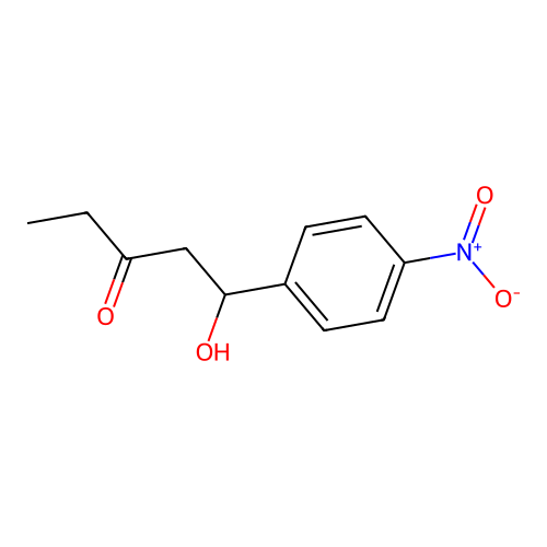3-Pentanone, 1-hydroxy-1-(4-nitrophenyl)- structure