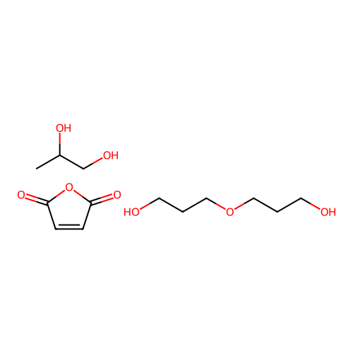 Furan-2,5-dione;3-(3-hydroxypropoxy)propan-1-ol;propane-1,2-diol structure