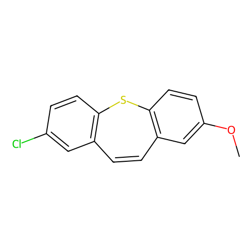 3-Chloro-8-methoxybenzo[b][1]benzothiepine structure
