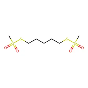 Pentamethylene bismethanethiosulfonate structure
